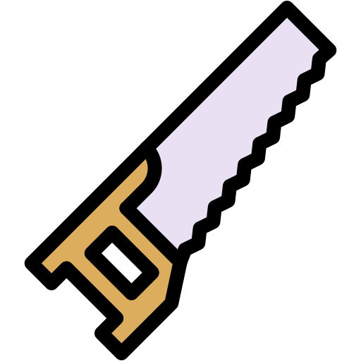 Hand saw Generic color lineal-color icon