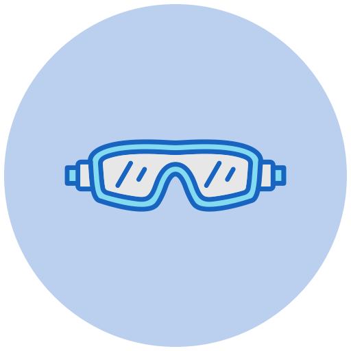 veiligheidsbril Generic color lineal-color icoon