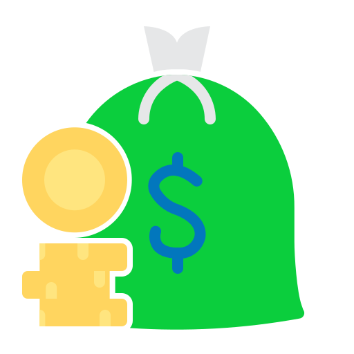 bolsa de dinero Generic color fill icono