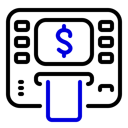atm機 Generic color outline icon