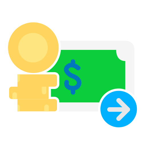 dinero Generic color fill icono