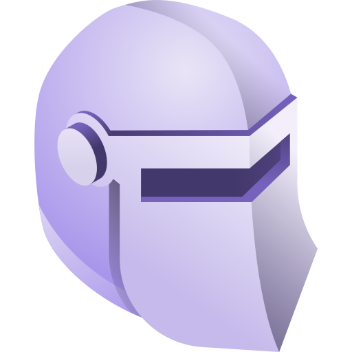 헬멧 Gradient Isometric Gradient icon