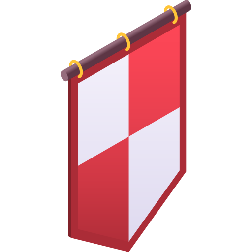 bandiera Gradient Isometric Gradient icona