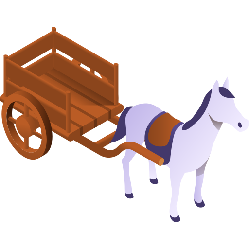 chariot Gradient Isometric Gradient Icône