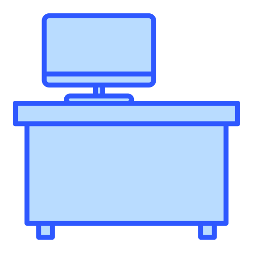 Office desk Generic color lineal-color icon
