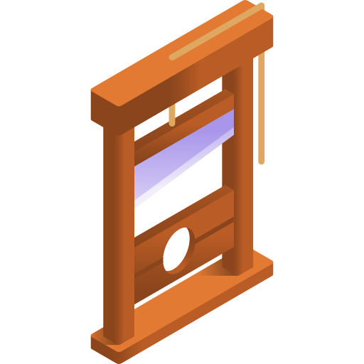 guillotine Gradient Isometric Gradient icoon