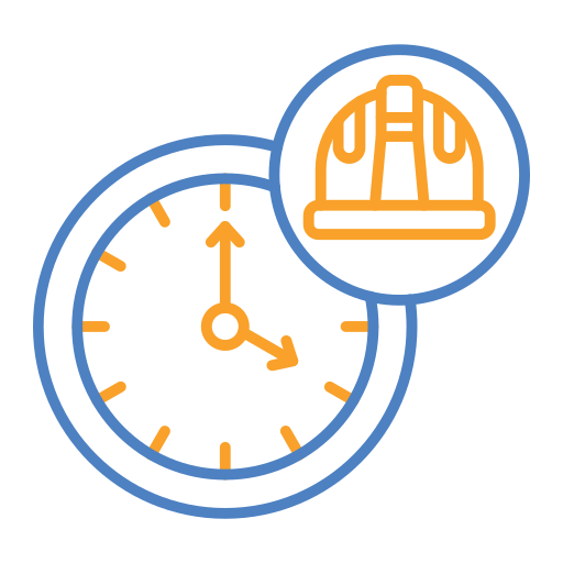 Working hours Generic color outline icon