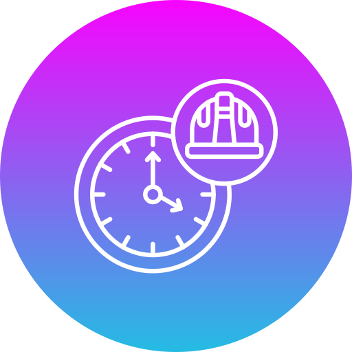 horas laborales Generic gradient outline icono