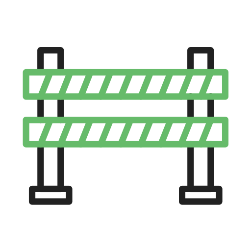 Road barrier Generic color outline icon