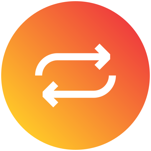 ciclo continuo Generic gradient fill icona