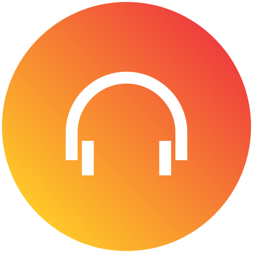 Headset Generic gradient fill icon