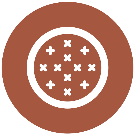 punto croce Generic color fill icona