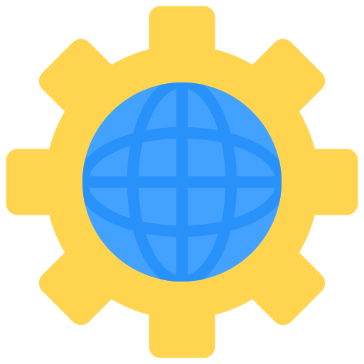 Global management Generic color fill icon