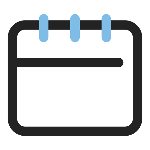 calendario Generic color outline icono