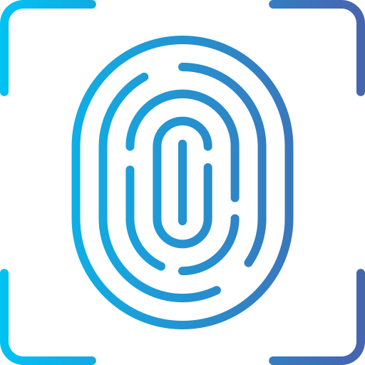 biometria Generic gradient outline Ícone