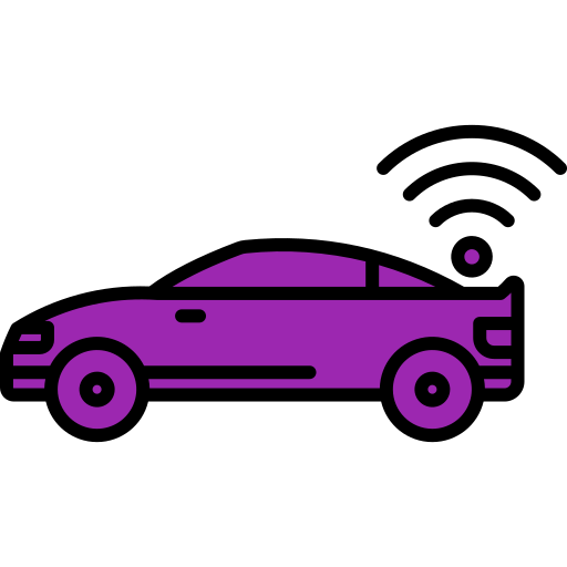 Autonomous car Generic color lineal-color icon