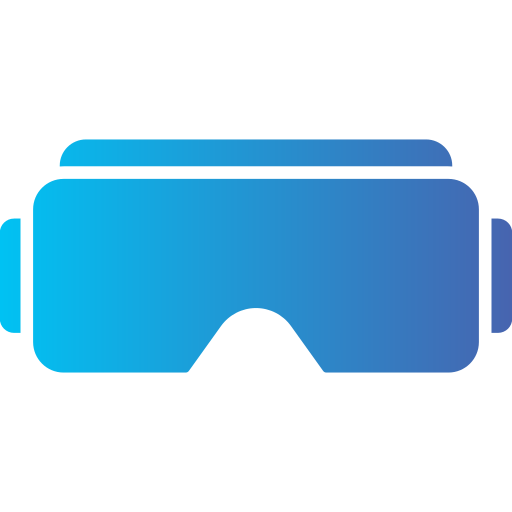 Virtual reality Generic gradient fill icon