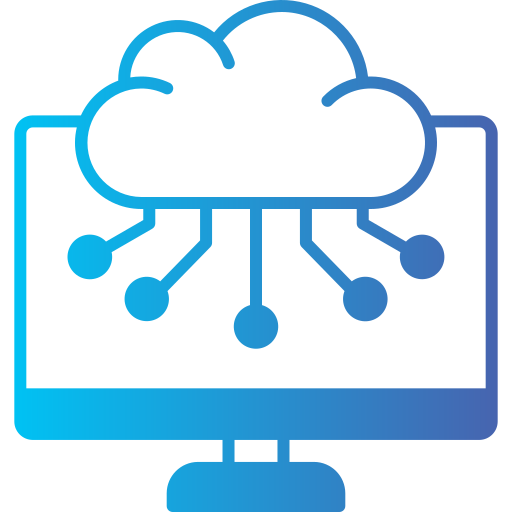 cloud computing Generic gradient fill icona