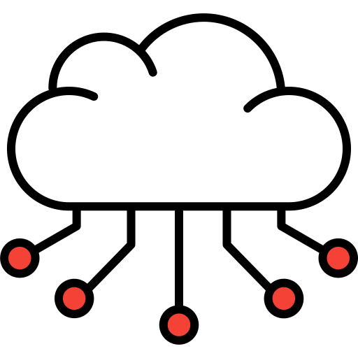 クラウドコンピューティング Generic color lineal-color icon