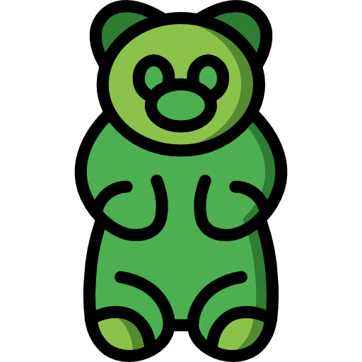 Gummy bear Basic Miscellany Lineal Color icon
