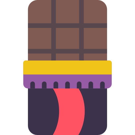 barretta di cioccolato Basic Miscellany Flat icona