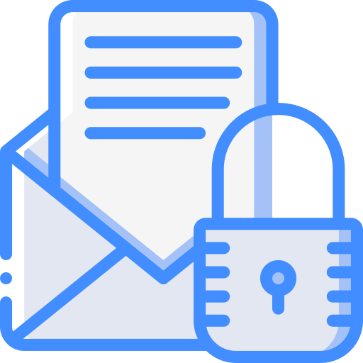 Mail Basic Miscellany Blue icon
