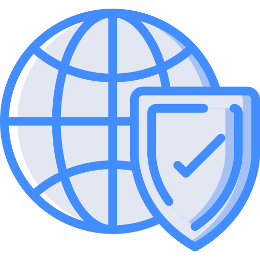 Globe Basic Miscellany Blue icon