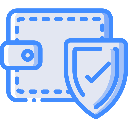 Wallet Basic Miscellany Blue icon