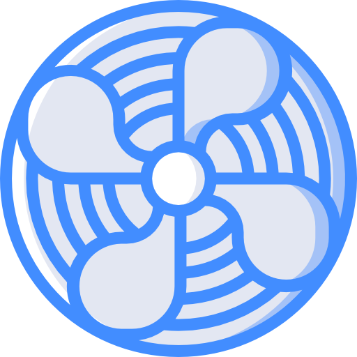 fan Basic Miscellany Blue icoon