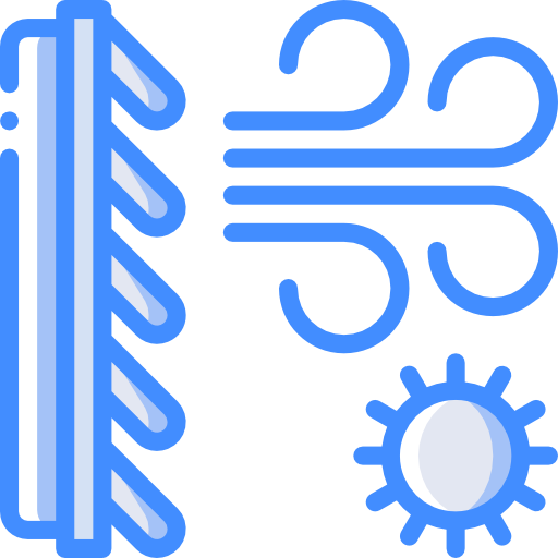 Air conditioner Basic Miscellany Blue icon