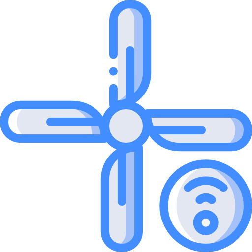 Air conditioner Basic Miscellany Blue icon