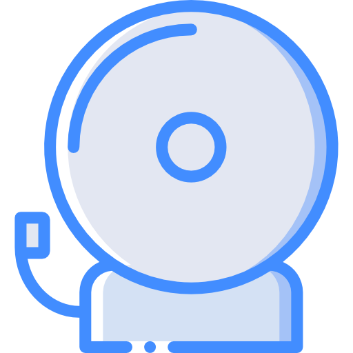 Alarm Basic Miscellany Blue icon