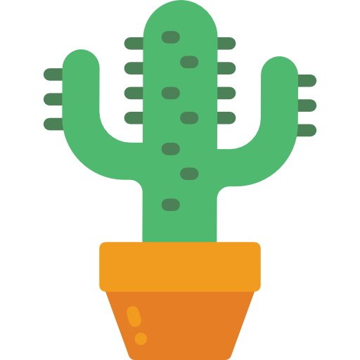 Cactus Basic Miscellany Flat icon