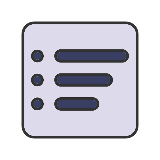 pasek menu Generic color lineal-color ikona