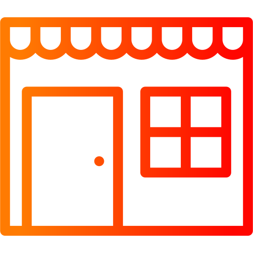 Shop Generic gradient outline icon