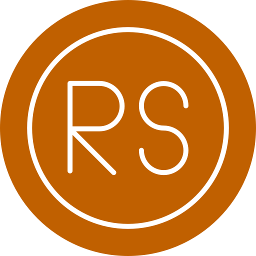 rupia Generic color fill icono