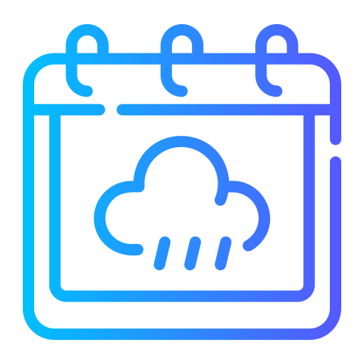día lluvioso Generic gradient outline icono