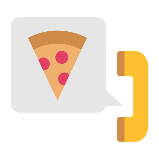 livraison de pizzas Generic color fill Icône