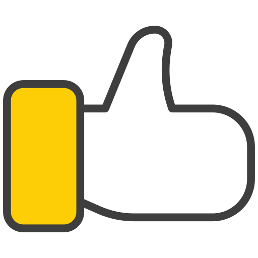 Thumb up Generic color lineal-color icon