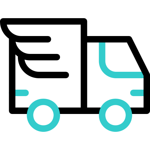 vrachtwagen Basic Accent Outline icoon