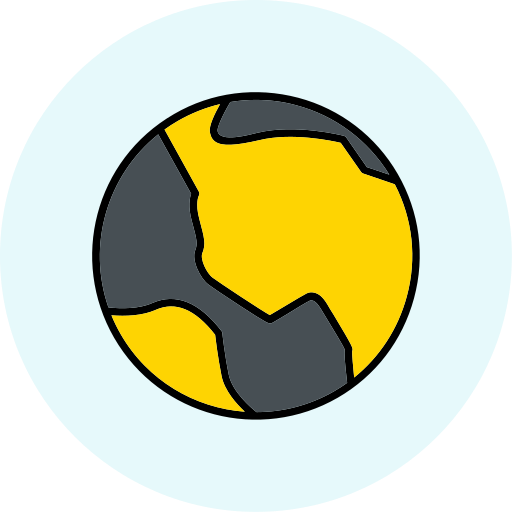 globe terrestre Generic color lineal-color Icône