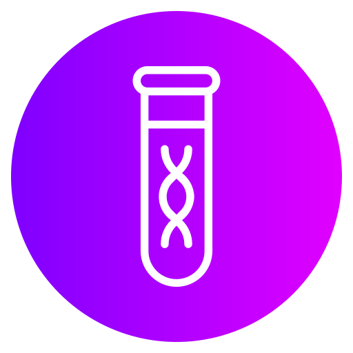 ДНК-тест Generic gradient fill иконка