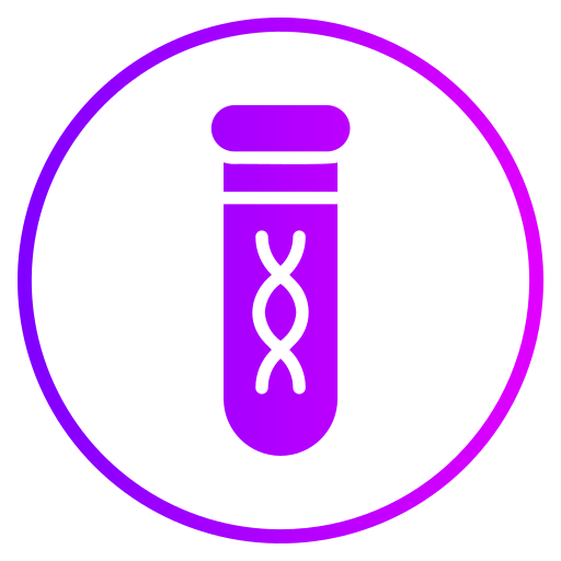 ДНК-тест Generic gradient fill иконка