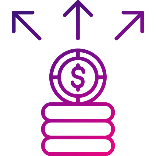 finanse Generic gradient outline ikona