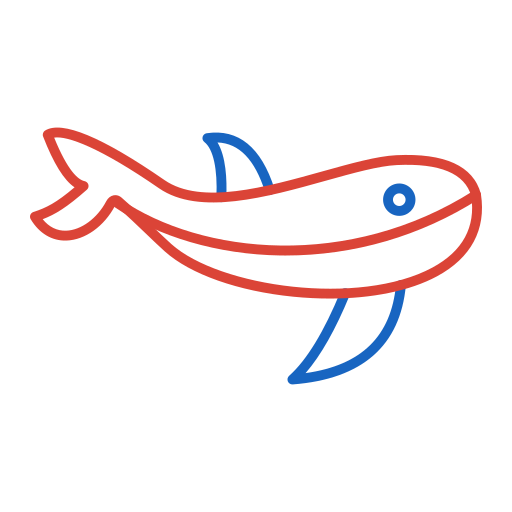 ballena Generic color outline icono