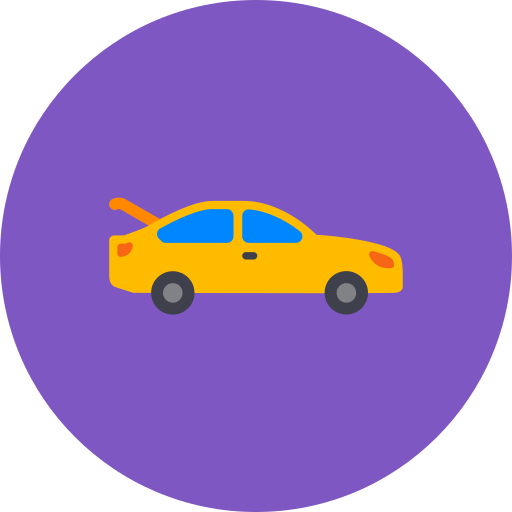車 Generic color fill icon