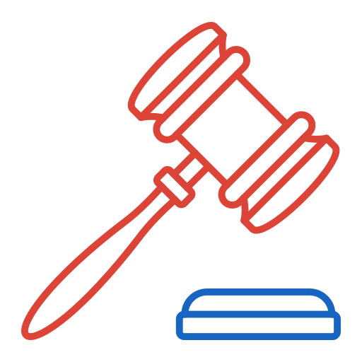 Gavel Generic color outline icon