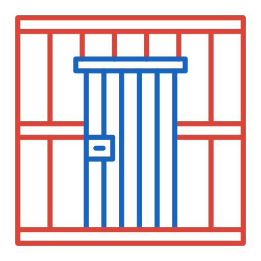 więzienie Generic color outline ikona