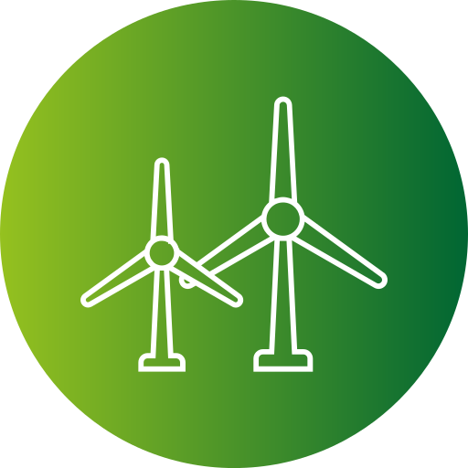 풍력 에너지 Generic gradient fill icon
