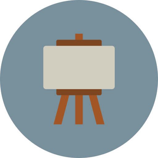 Easel Generic color fill icon